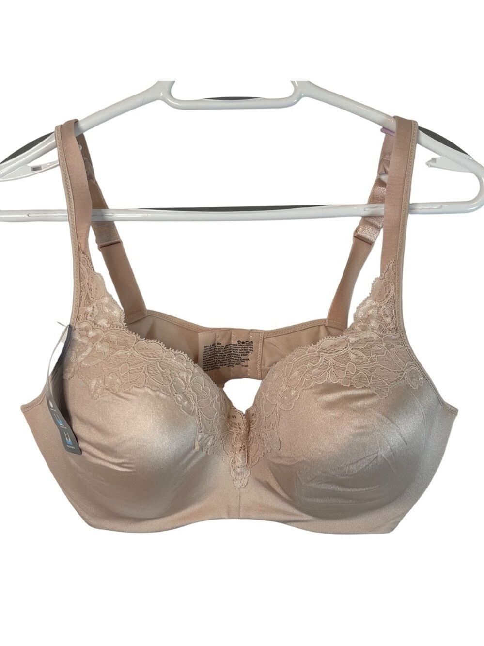 NEW Playtex Bra Nude Beige Padded Full Coverage Support Soft Stretch 38D